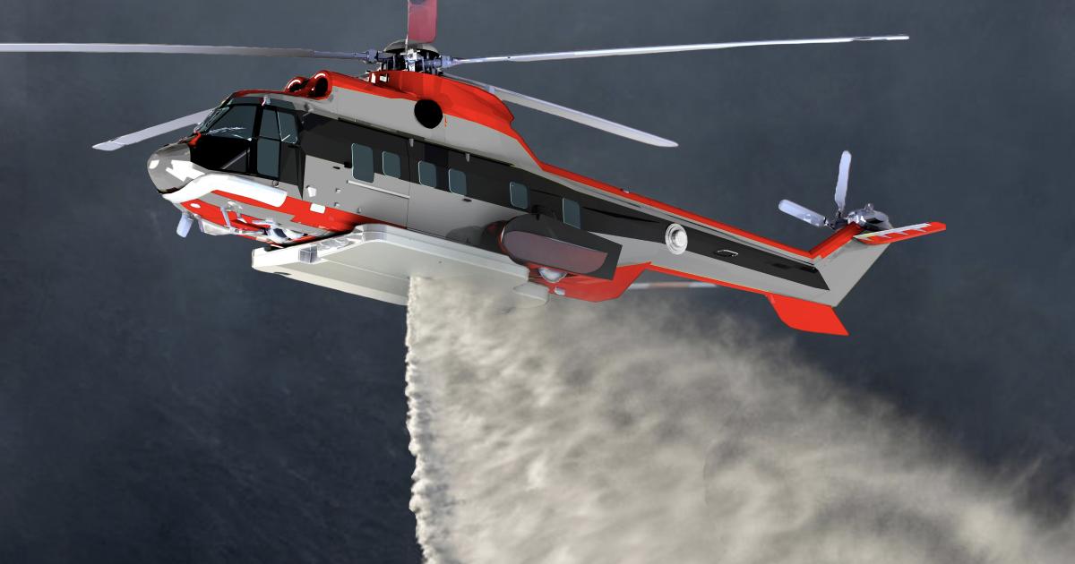 Dart and United Rotorcraft develop firefighting kit for Airbus 